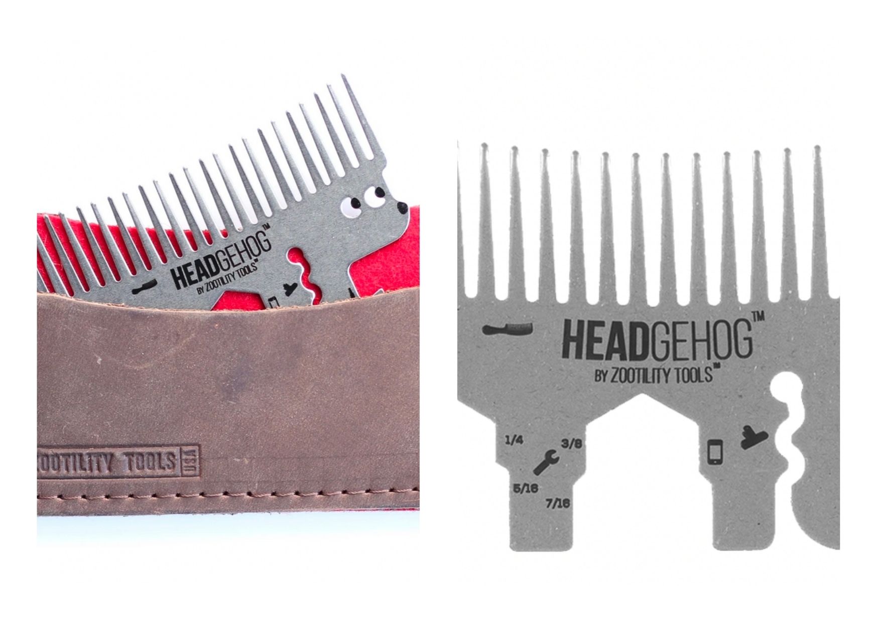 Multi-Purpose Hedgehog Comb for All Your Grooming Needs